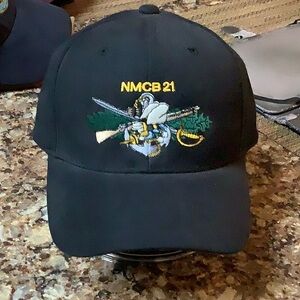 United States Navy NMCB 21 Embroidered Ball Cap